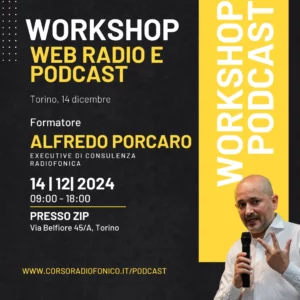 workshop podcast a Torino